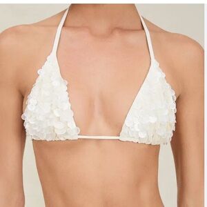 DEVON WINDSOR Cali Sequin Bikini Top